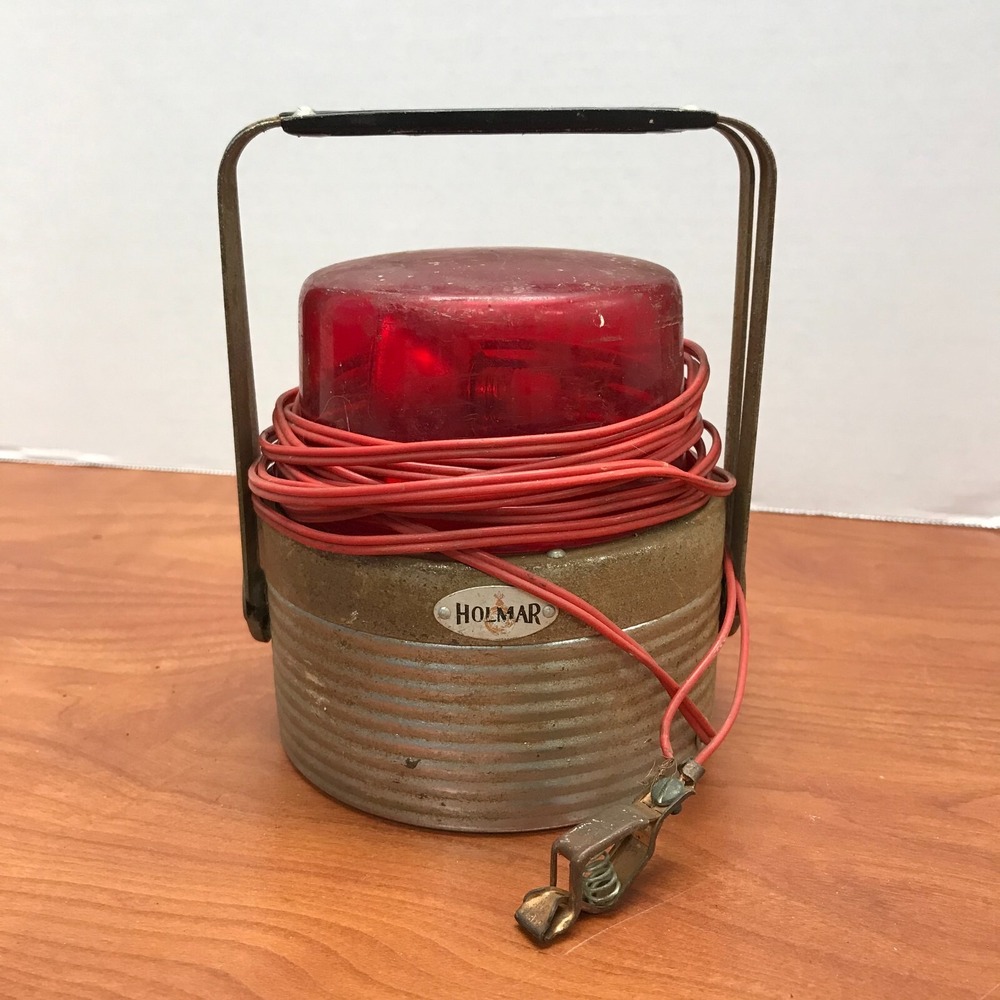 Vintage Holmar Red hand lamp‎ strobe